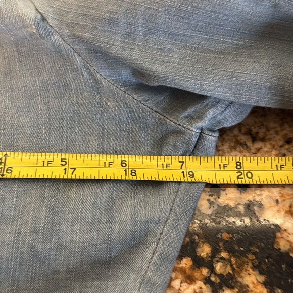 Guess Blue Denim Button-Up Shirt - Picture 11 of 16